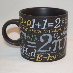 2011 Philosophers Guild Math Mug Equations Coffee Cup EUC